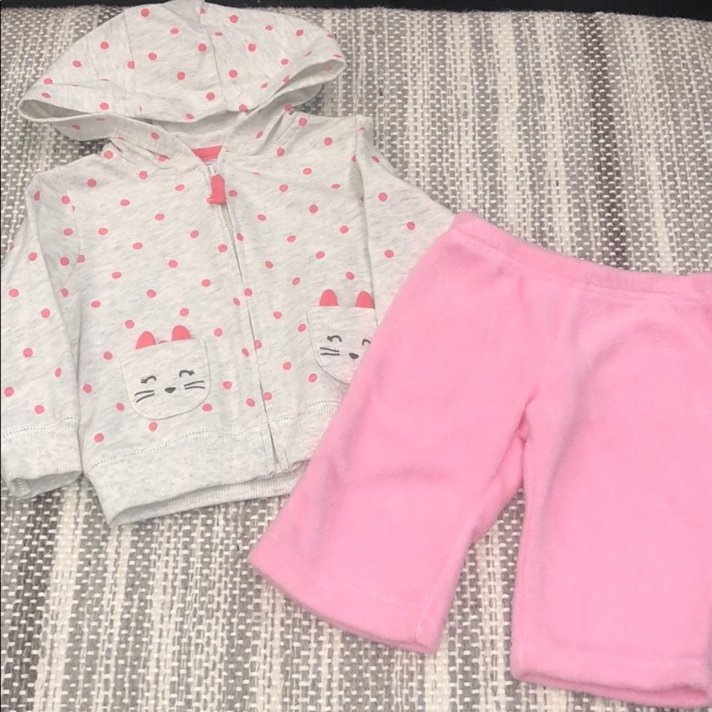 NWT baby girls size 9 month 2pc set